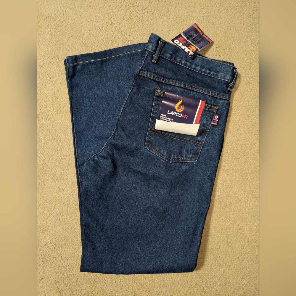 LAPCO FR Flame Resistant Men's Jeans Cat 2 NWT new with tags 36x33